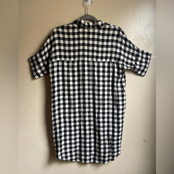 Madewell gingham button down dress size S - Picture 5 of 9